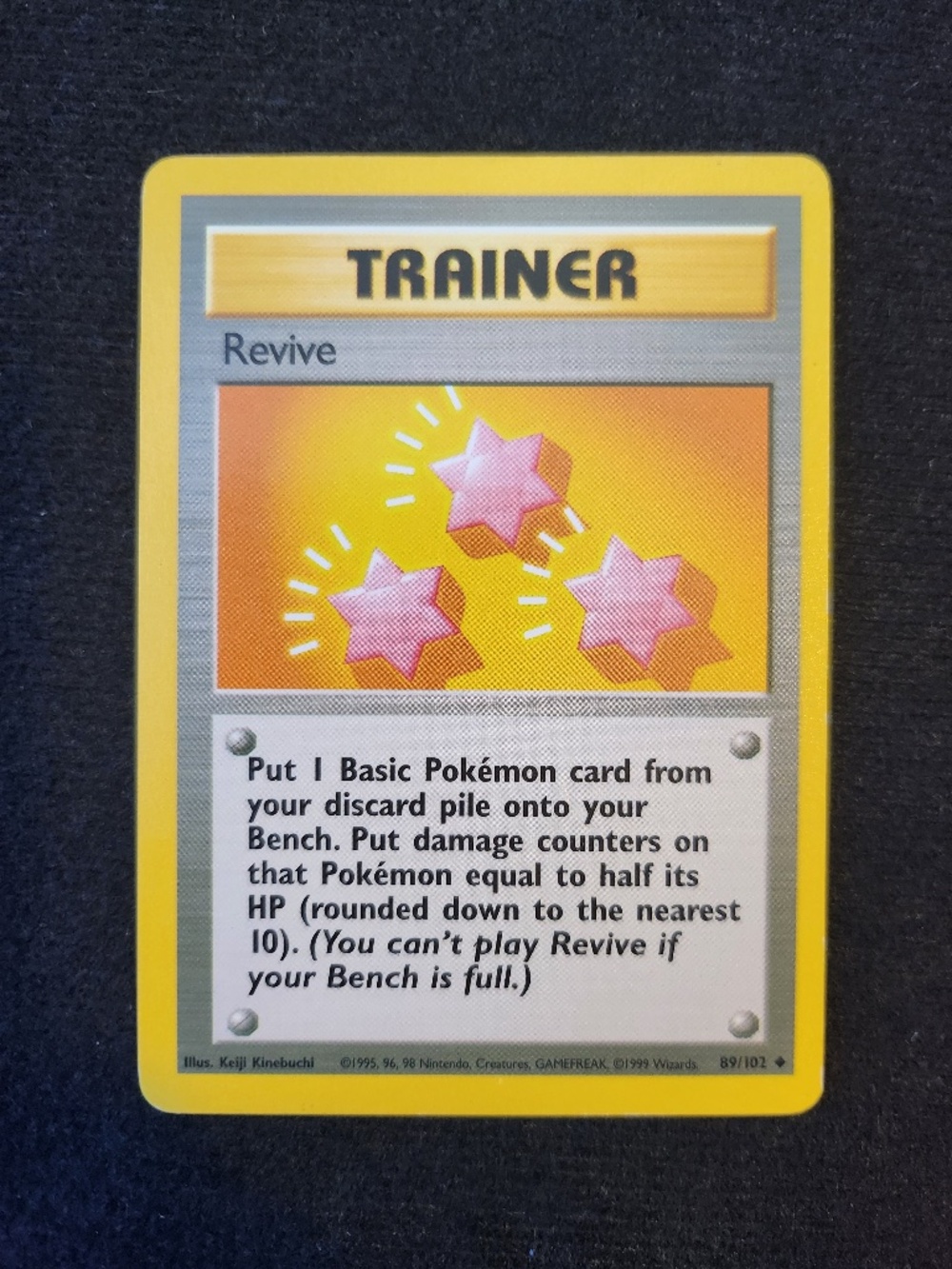 Revive Trainer (089/102) - Original Pokémon Trading Card Game - Base (1999)